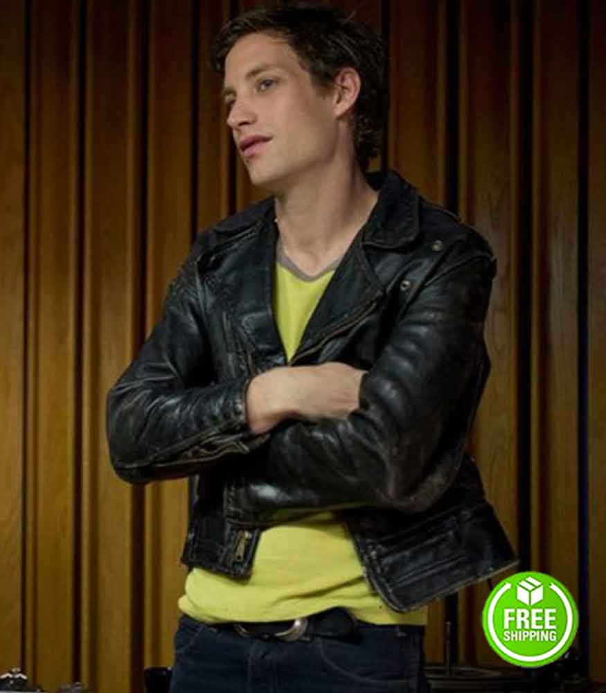 VINYL JAMES JAGGER (KIP STEVENS) BLACK LEATHER JACKET