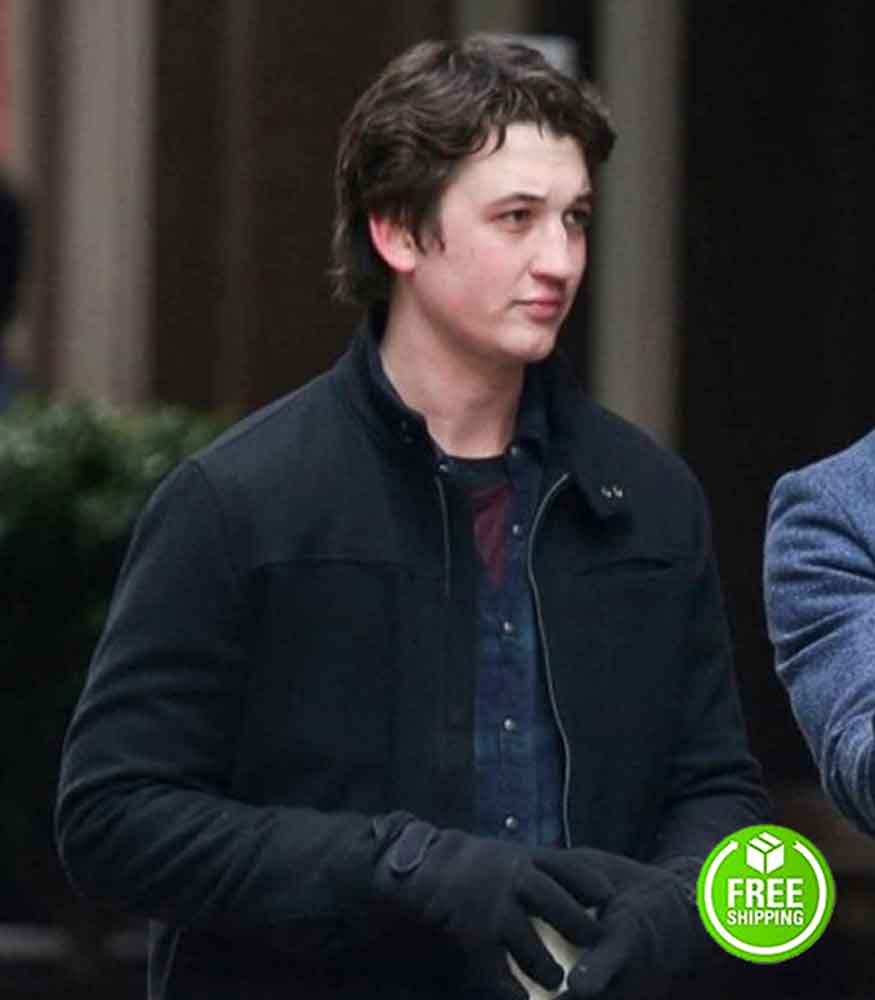 FANTASTIC FOUR MILES TELLER (REED RICHARDS) BLACK JACKET