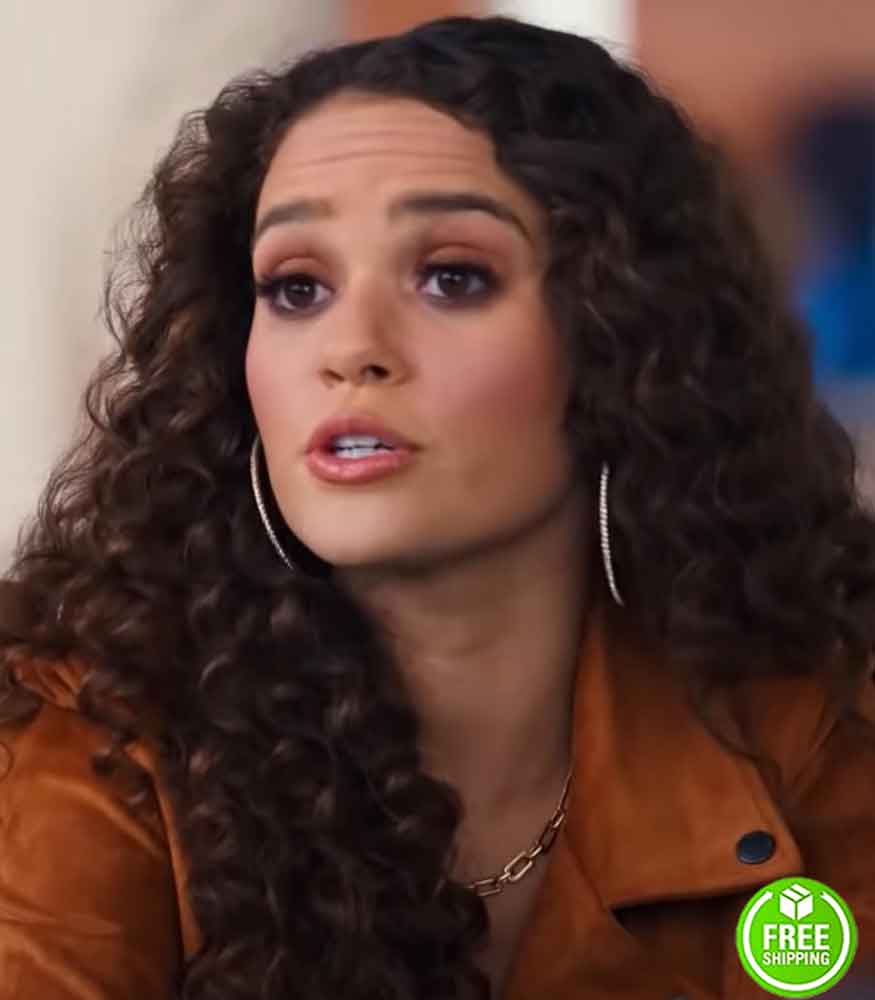 HE'S ALL THAT MADISON PETTIS (ALDEN) BROWN JACKET