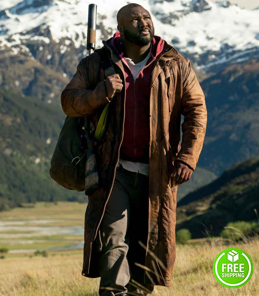SWEET TOOTH NONSO ANOZIE (TOMMY JEPPERD) LEATHER COAT