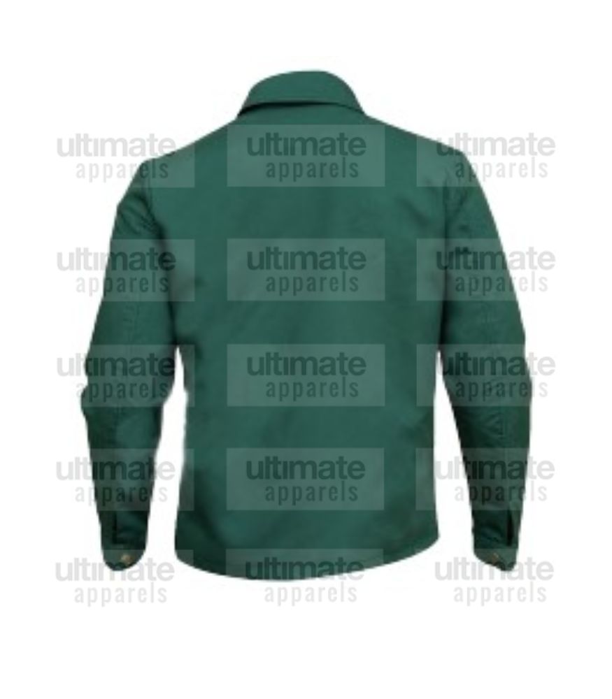 Bullet-Train-Ladybug-Green-Cotton-Jacket
