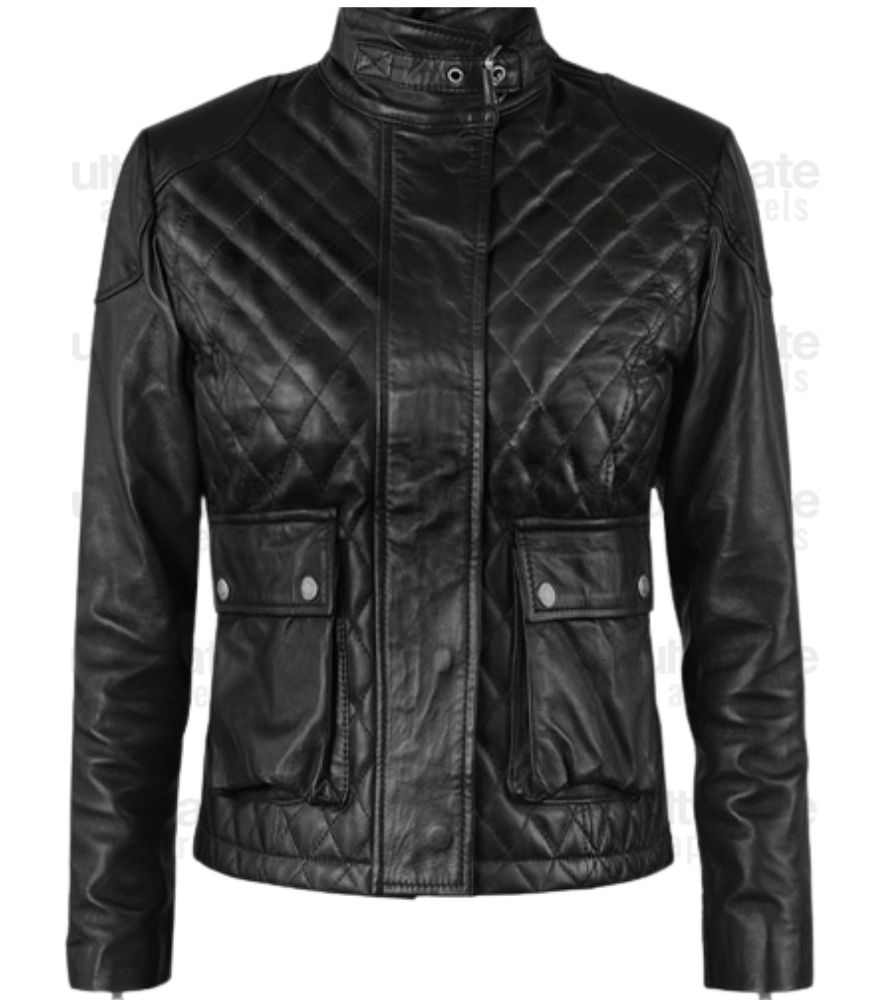 Edge of Tomorrow Emily Blunt (Rita) Leather Jacket