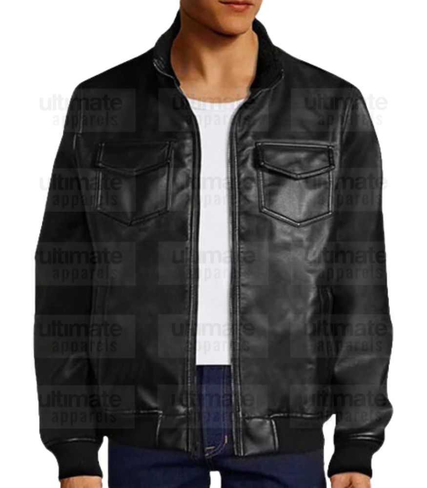 Brooklyn Nine-nine Andy Samberg (Jake Peralta) Black Leather Jacket
