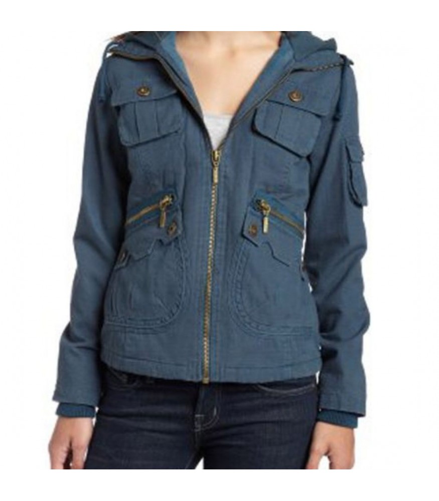 Twilight Kristen Stewart Bella Swan Blue Denim Jacket
