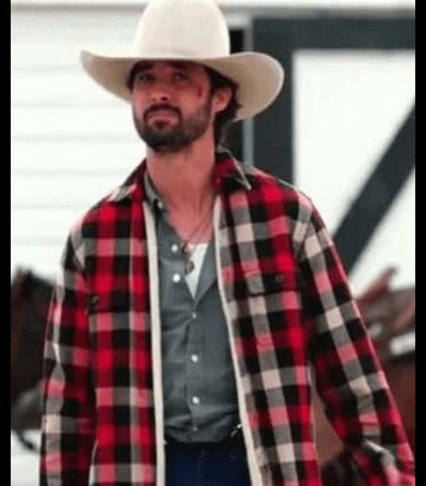 Yellowstone Ryan (Bingham Walker) Cotton Checked Jacket