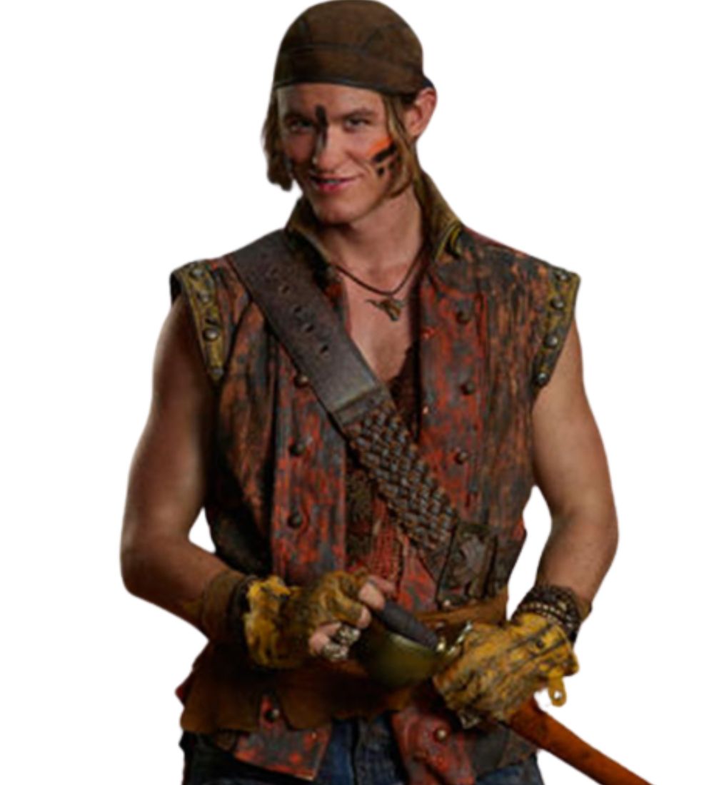 Descendants 2 Dylan Playfair (Gil) Brown Leather Vest