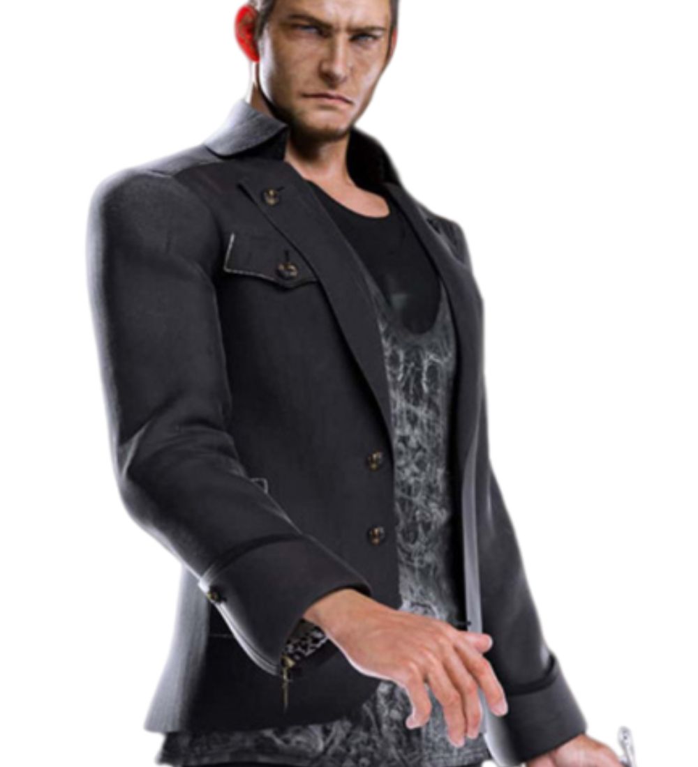 Final Fantasy 15 Hiroki Touchi (Cor Leonis) Leather Jacket