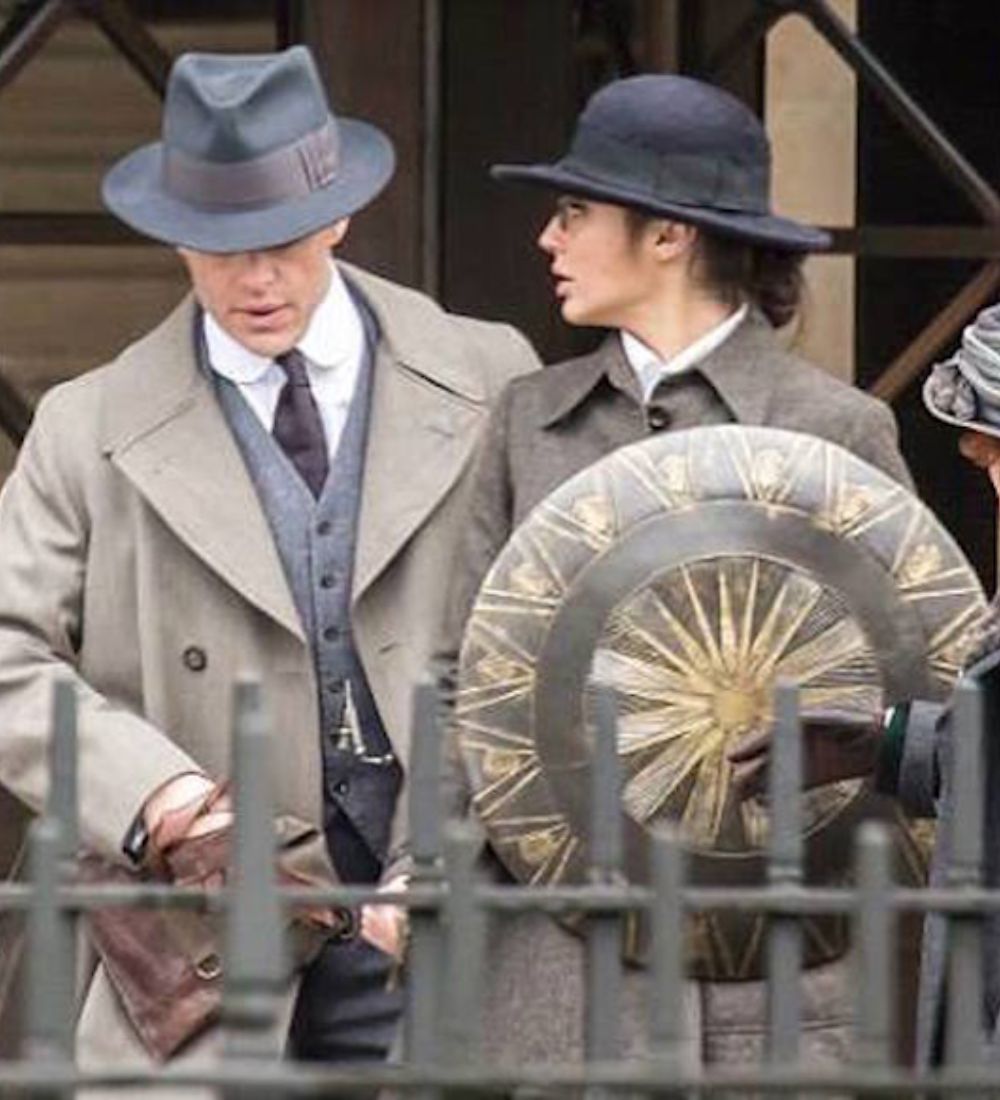 Wonder Woman Chris Pine (Steve Trevor) Grey Wool Coat