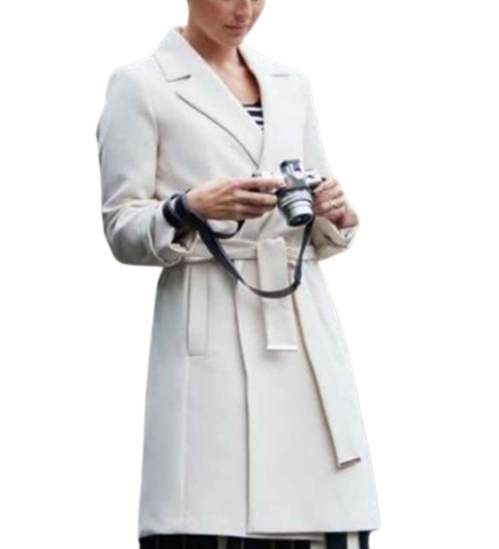 A Paris Proposal Alexa Penavega (Anna Bowman) Wool Coat