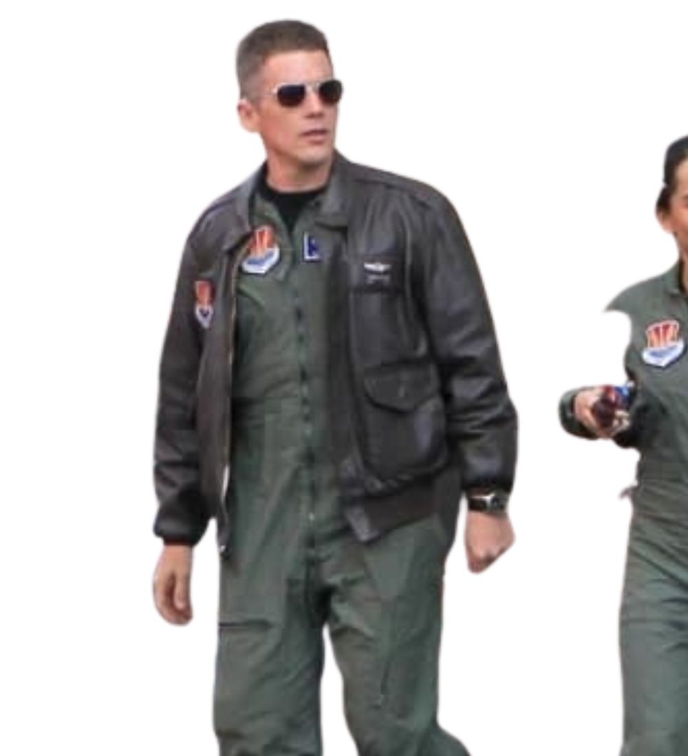 Good Kill Ethan Hawke (Major Thomas Egan) Pilot Leather Jacket