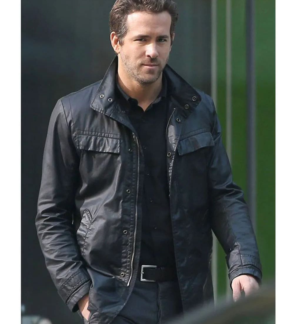 R.I.P.D. Ryan Reynolds (Nick) Leather Jacket
