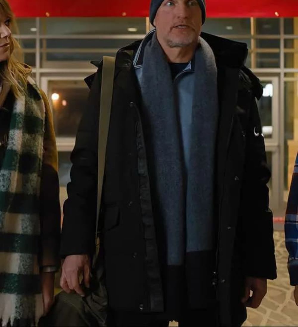 Champions 2023 Woody Harrelson (Marcus) Black Hooded Jacket