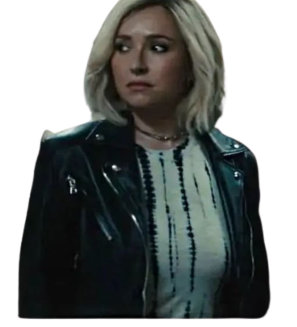 Scream-Vi-Hayden-Panettiere-(Kirby-Reed)-black-Leather-Jacket