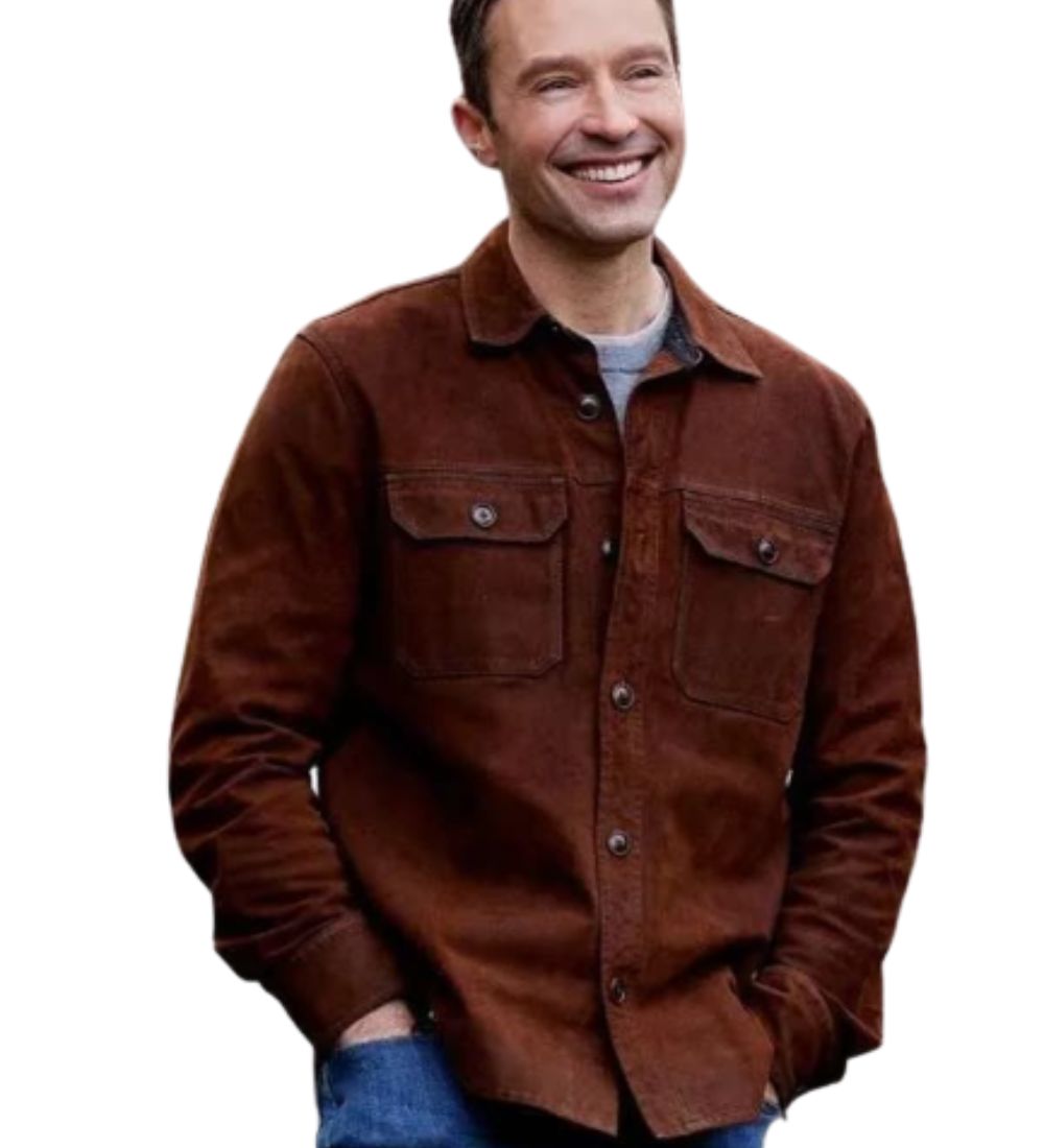 The-Blessing-Bracelet-2023-Carlo-Marks-(Ben)-Brown- Suede-Leather-jacket
