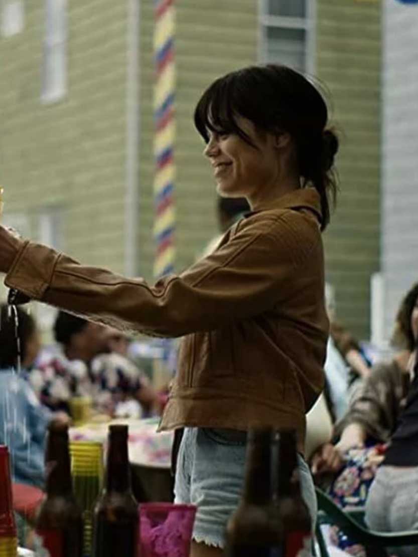 -Jenna-Ortega-Finestkind-Brown-Leather-Jacket