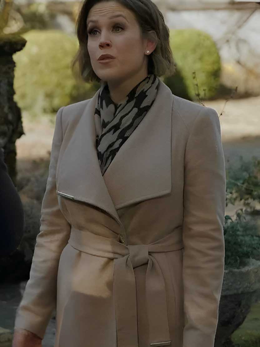 The Wedding Cottage 2023 Erin Krakow (Vanessa Doyle) Wool Coat