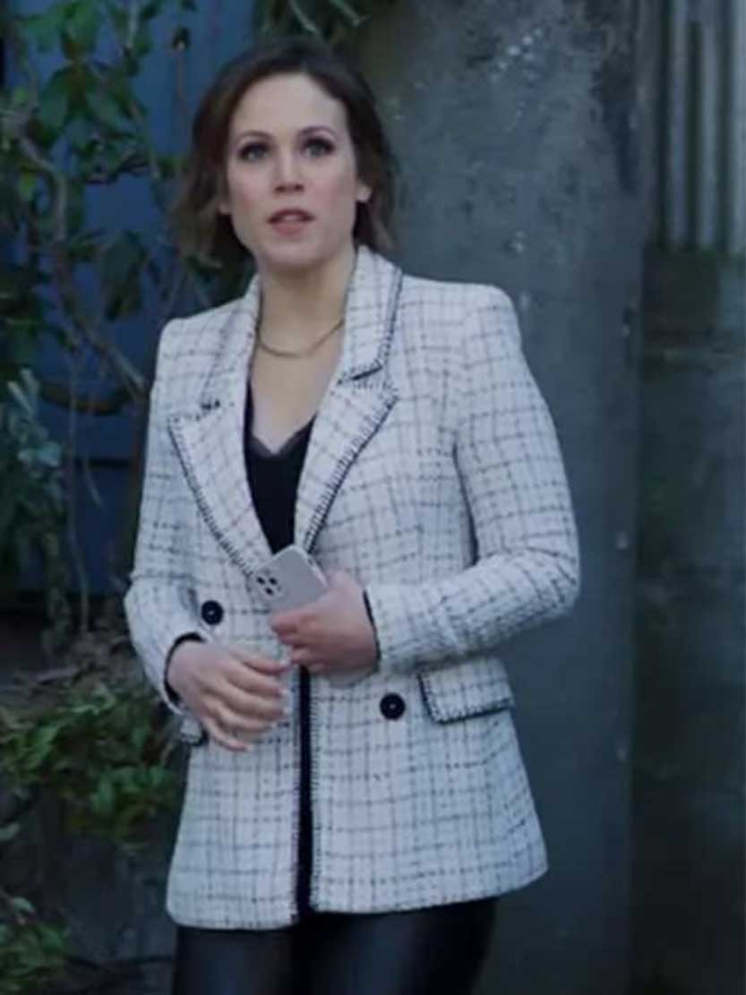 The Wedding Cottage 2023 Erin Krakow (Vanessa Doyle) Wool Blazer
