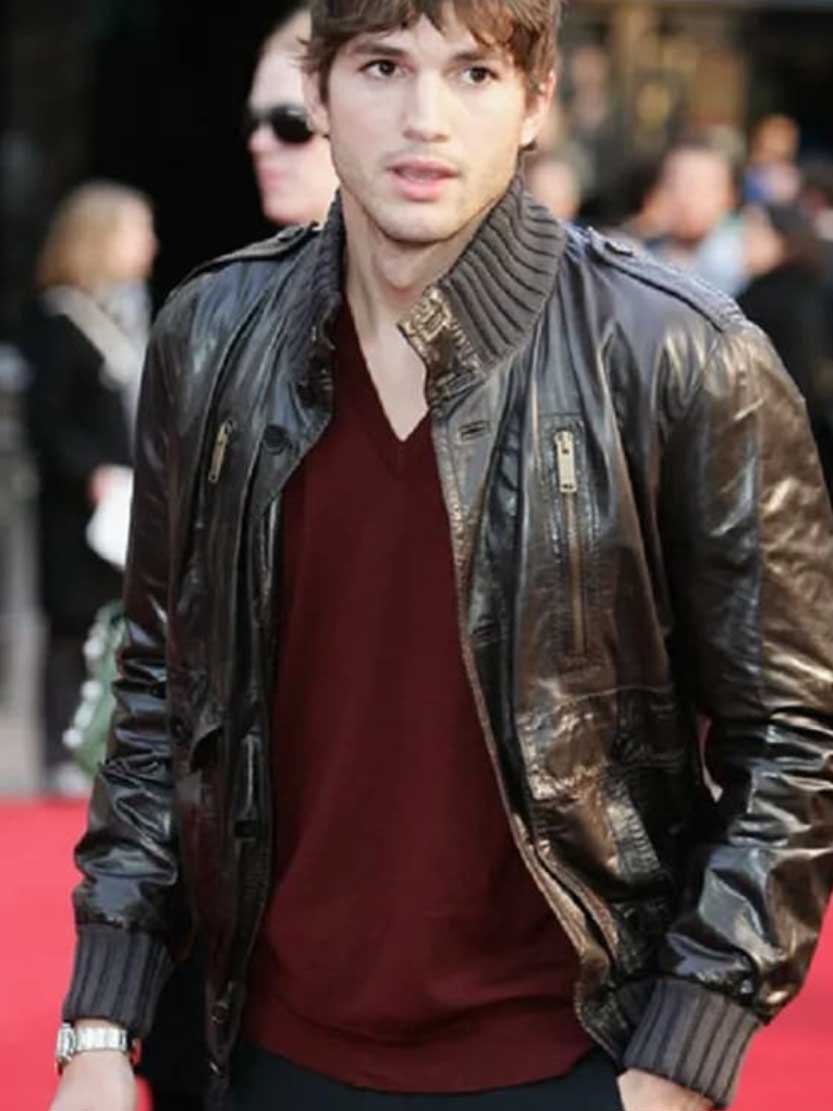 Your-Place-or-Mine-Ashton-Kutcher-(Peter-Coleman-Brown-Leather-Jacket