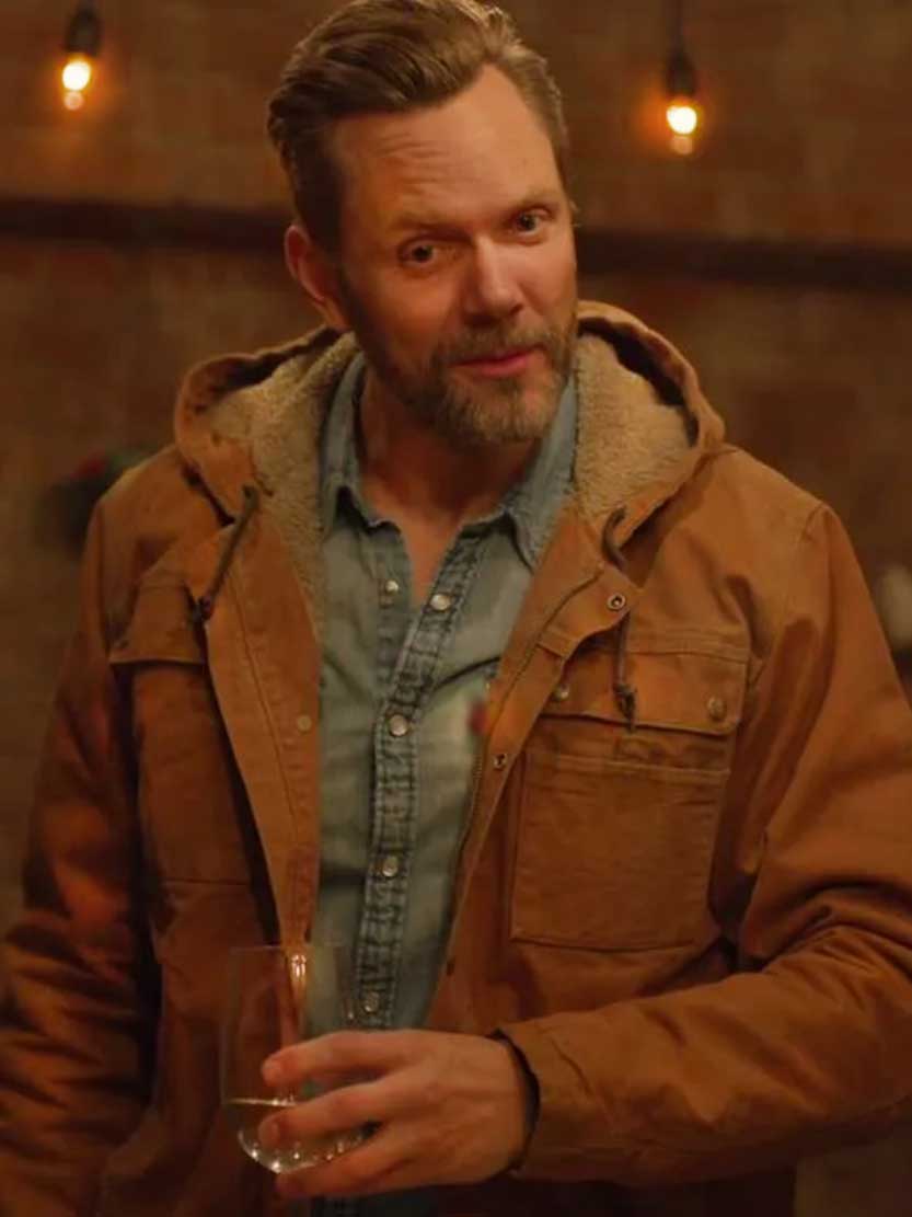 Animal Control 2023 Joel Mchale (Frank Shaw) Brown Cotton Jacket