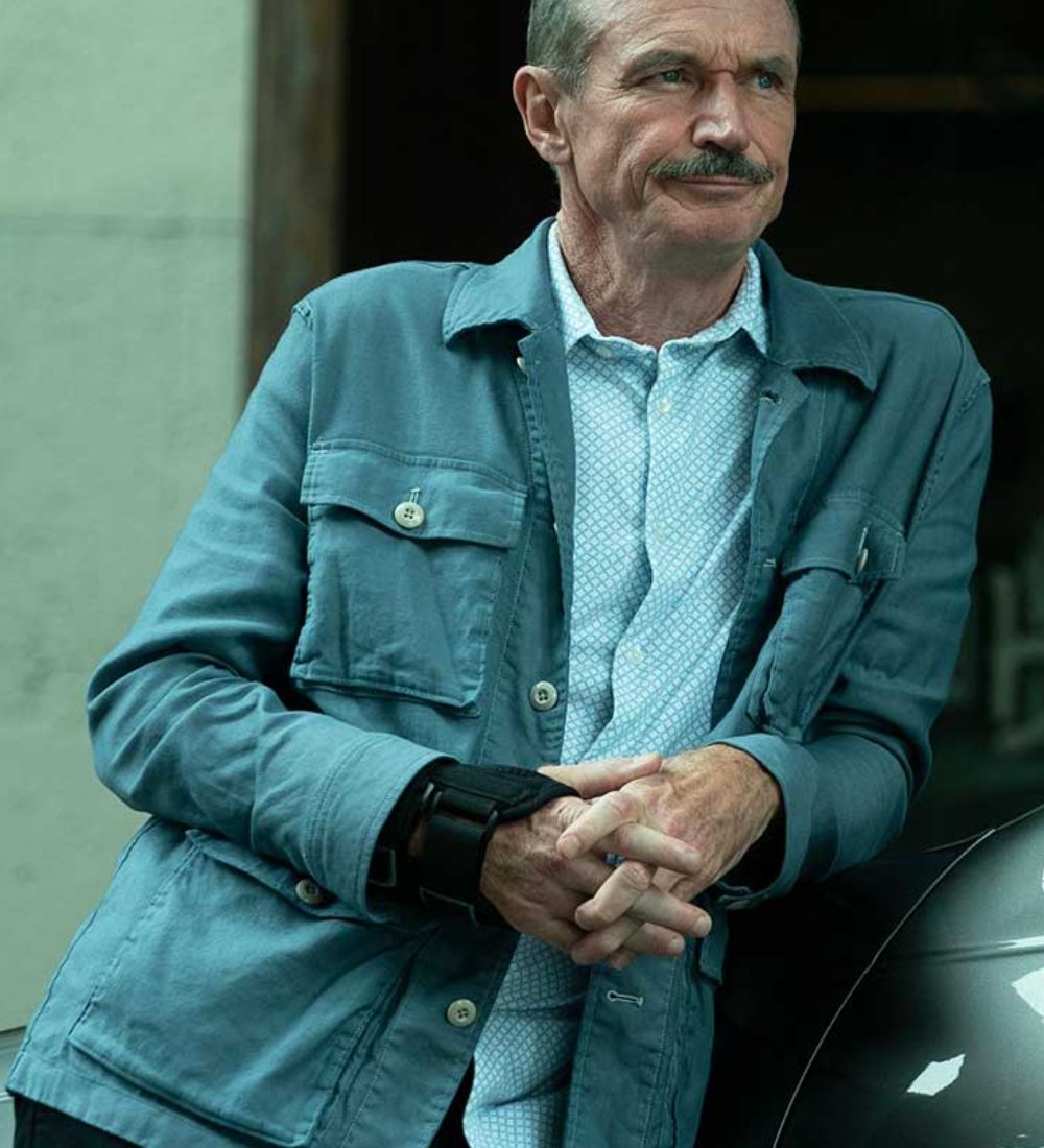 Fatal Attraction 2023 Toby Huss (Mike Gerard) Grey Cotton Jacket