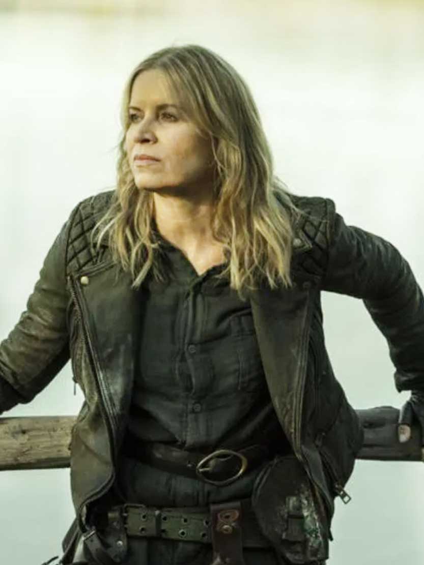 Fear the Walking Dead 2023 Kim Dickens (Madison Clark) Leather Jacket
