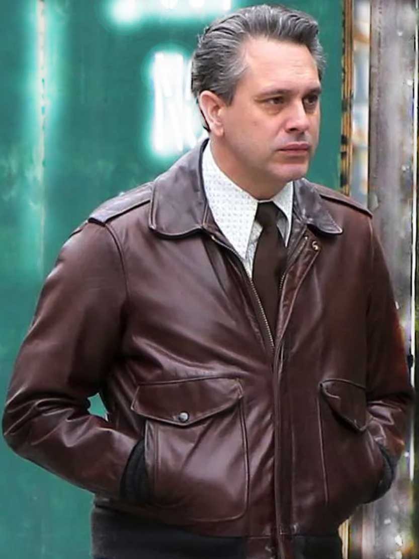 The Crowded Room 2023 Thomas Sadoski (Matty Dunne) Brown Leather Jacket