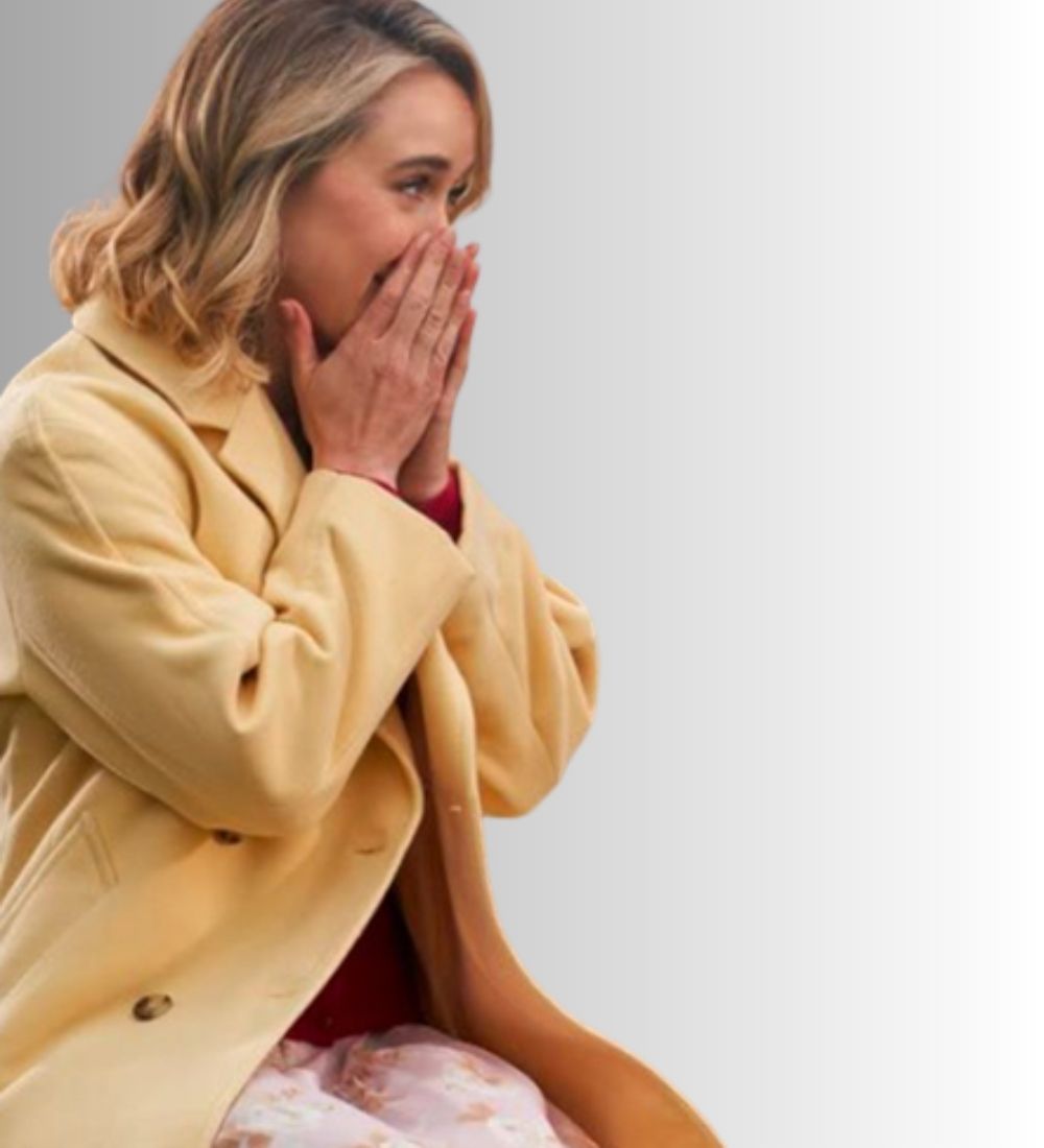 The Wedding Contract Becca Tobin (Rebecca) Yellow Wool Coat