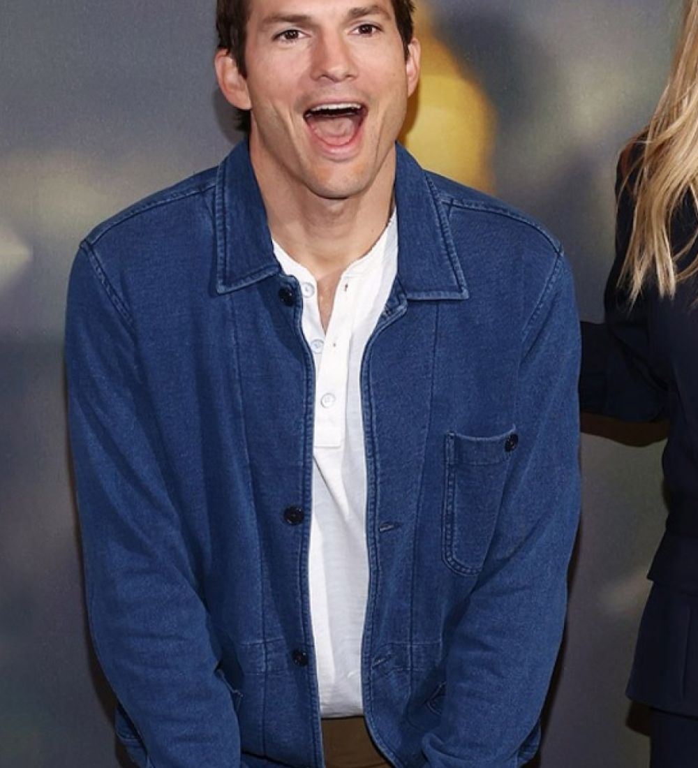 Your Place or Mine 2023 Ashton Kutcher (Peter Coleman) Denim Jacket