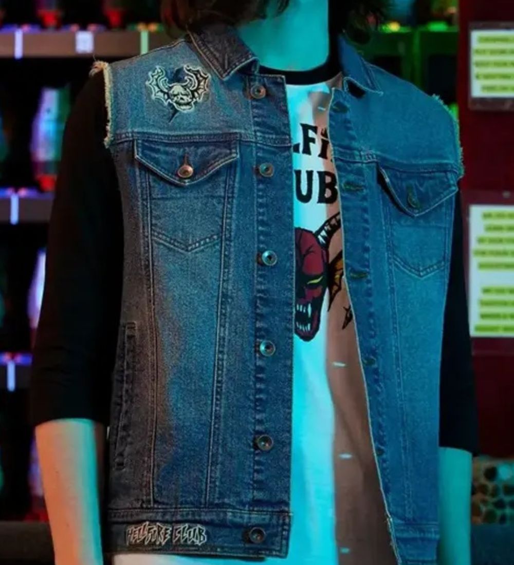 Our Universe Stranger Things Joseph Quinn (Eddie Munson) Denim Vest