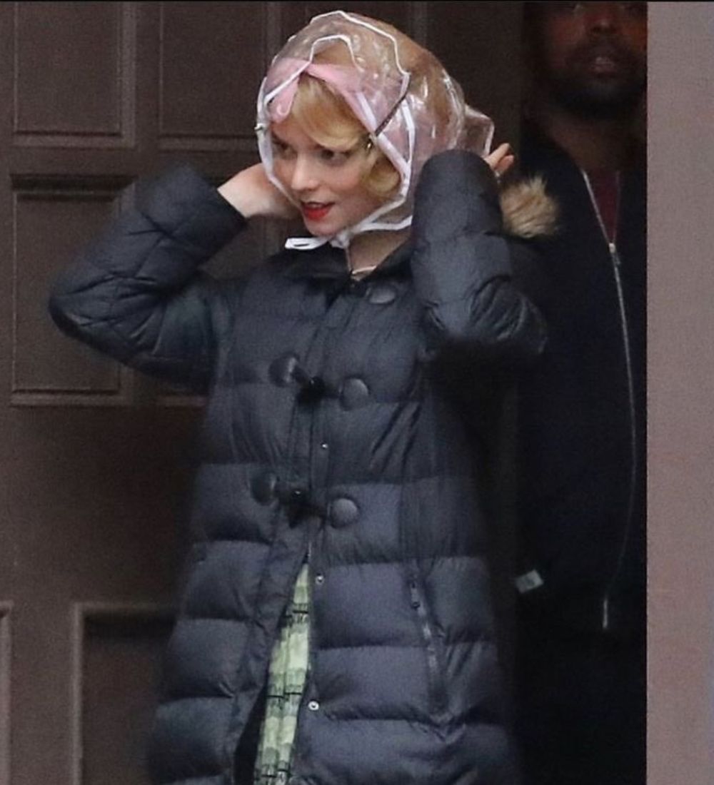 Peaky Blinders S5 Anya Taylor-joy (Gina Gray) Puffer Black Coat