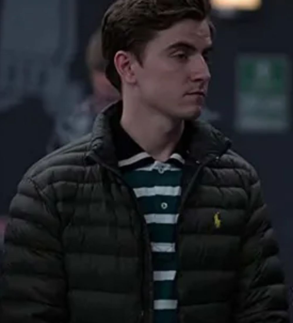 Ted Lasso Billy Harris (Colin Hughes) Black Parachute Jacket