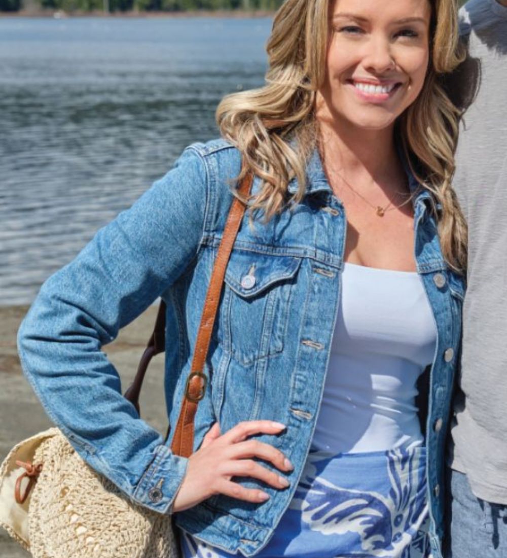Wedding Season 2023 Stephanie Bennett (Trish) Blue Denim Jacket