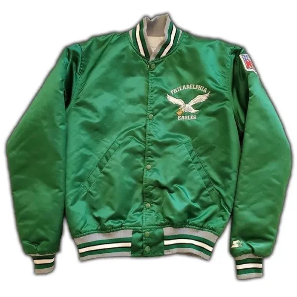 PHILADELPHIA EAGLES 90’S GREEN BOMBER JACKET