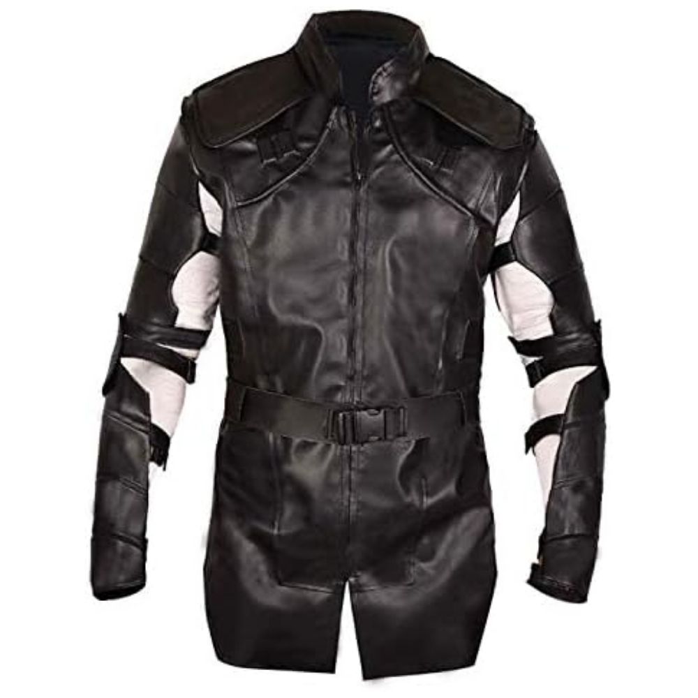 Avengers Endgame Clint Barton Black Leather Jacket
