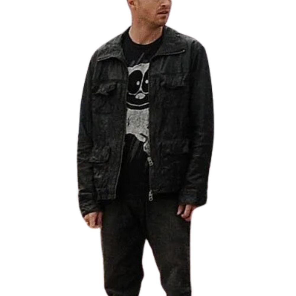 Breaking Bad Jesse Pinkman Black Leather Jacket