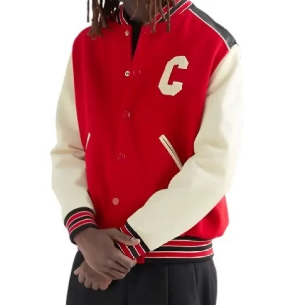 CELINE LETTERMAN VARSITY BOMBER JACKET