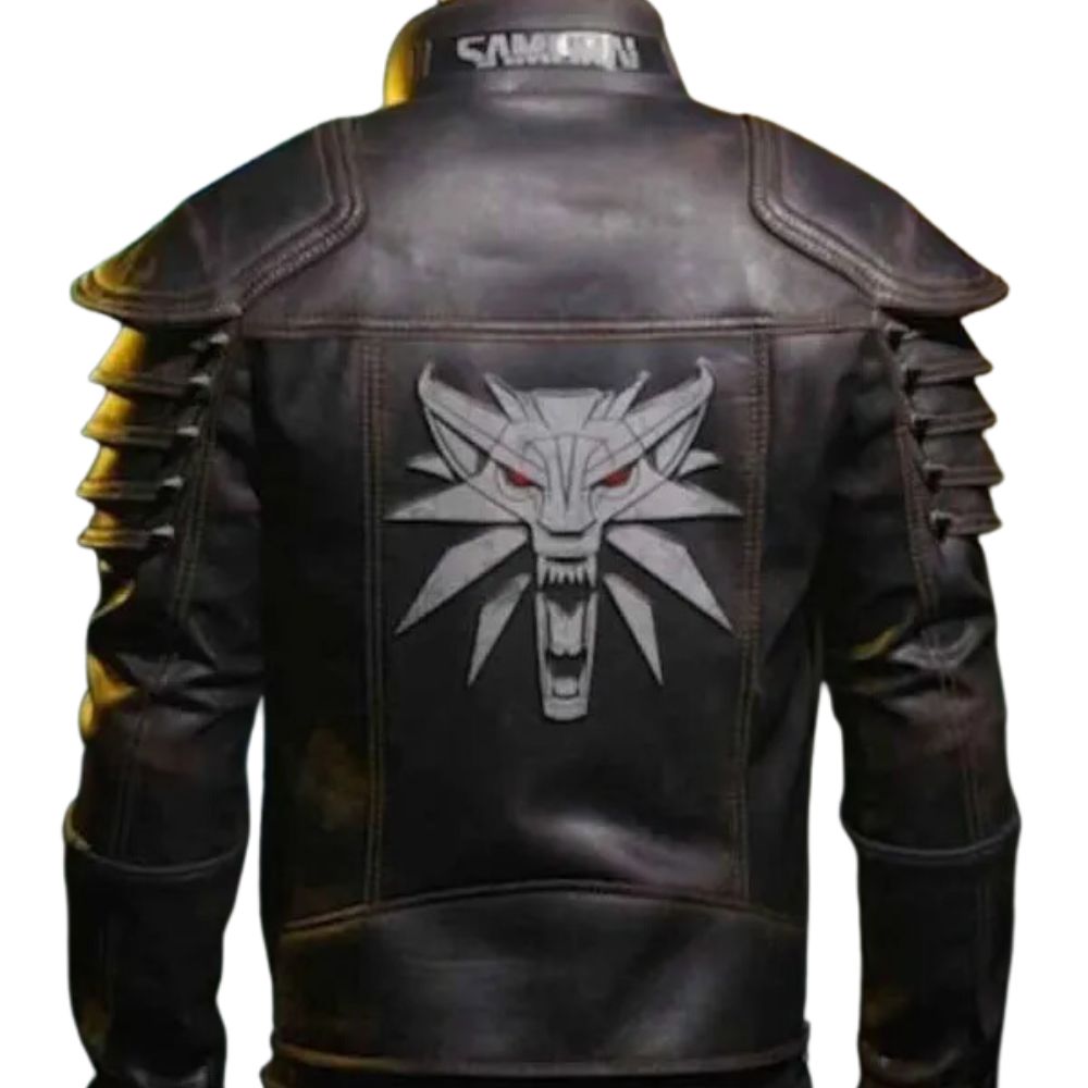 CYBERPUNK 2077 WOLF SCHOOL LEATHER JACKET