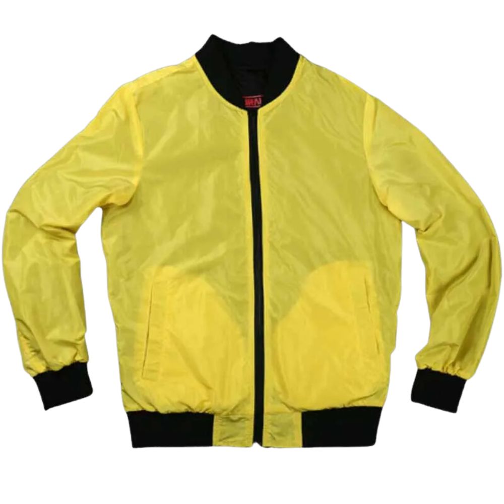 CYBERPUNK 2077 YELLOW BOMBER PARACHUTE JACKET