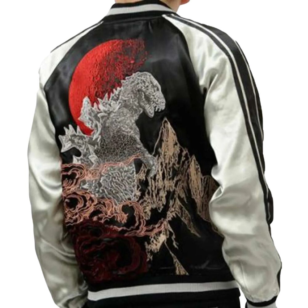 GODZILLA BLACK BOMBER JACKET