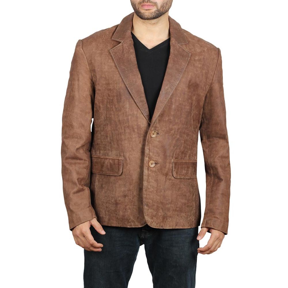 lorenzo-mens-real-leather-brown-blazer