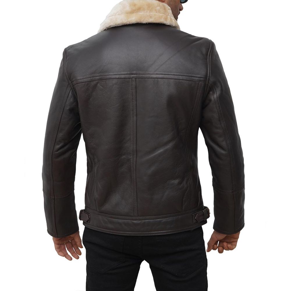 mens-dark-brown-asymmetrical-shearling-jacket