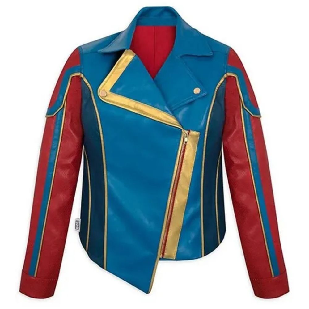 Ms. Marvel Simulated Leather Jacket