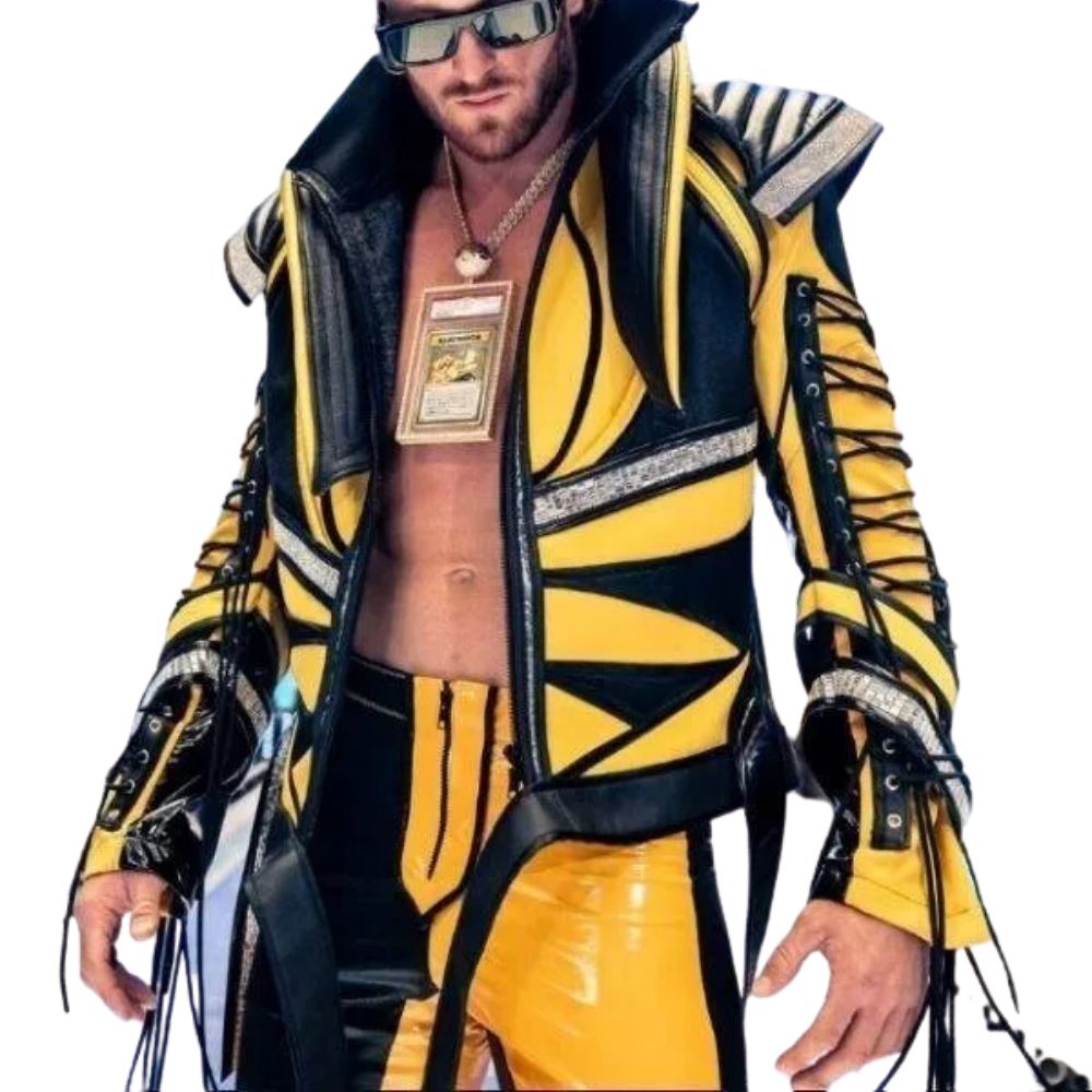WWE WrestleMania 38 Logan Paul Leather jacket
