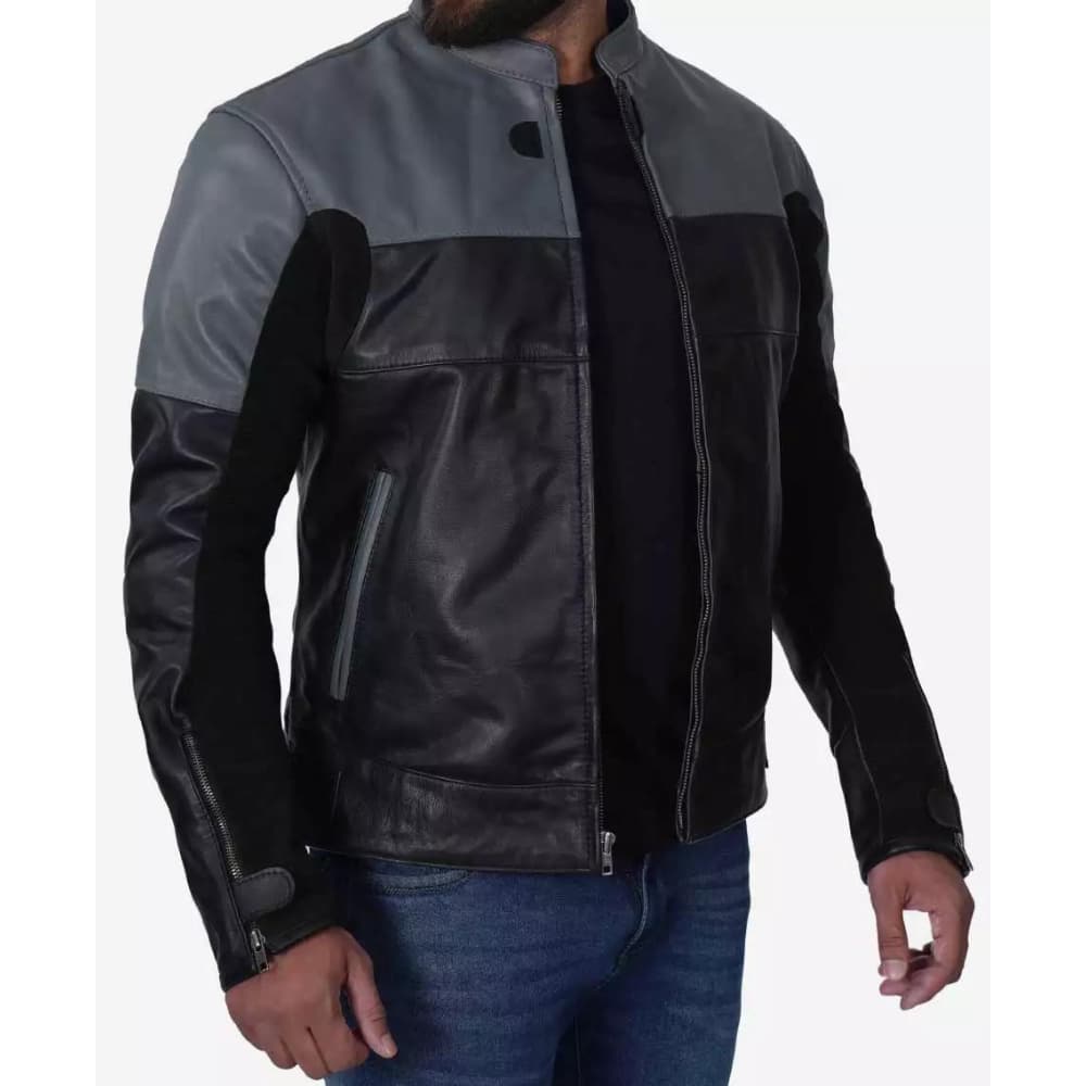 cafe-racer-grey-and-black-biker-jacket