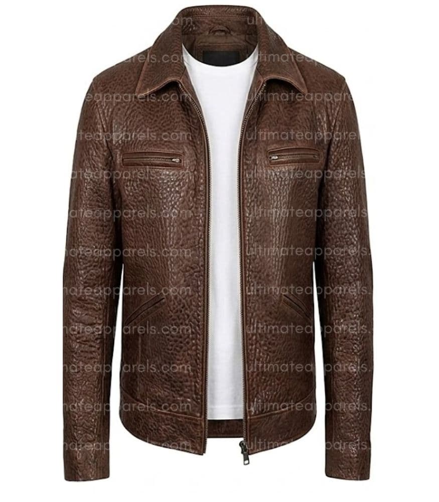 Steve Rogers Captain America Brown Leather Jacket