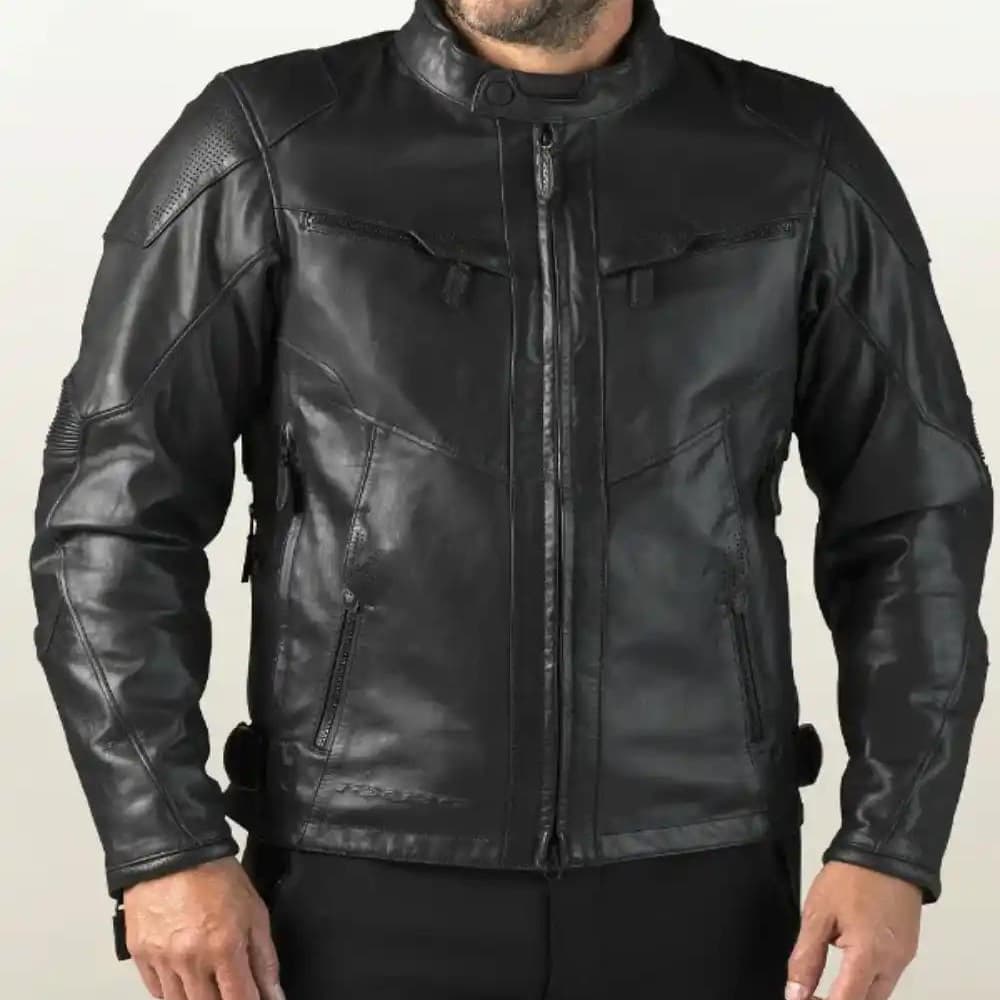 Harley Davidson Fxrg Black Leather Jacket