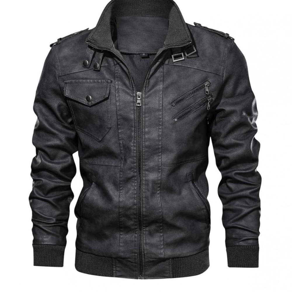 mens-bomber-leather-black-jacket