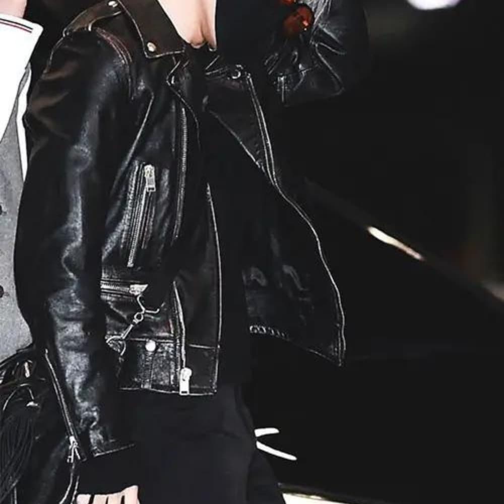 park-jimin-black-motorcycle-leather-jacket