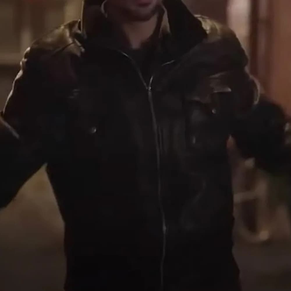 Private Lesson Halit Ozgur Sari Black Leather Jacket