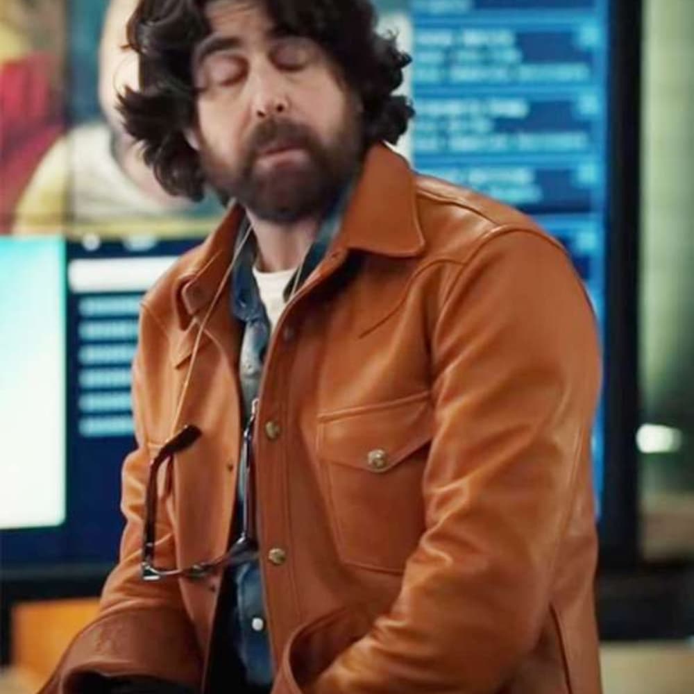 The Equalizer Harry Keshegian Brown Leather Jacket